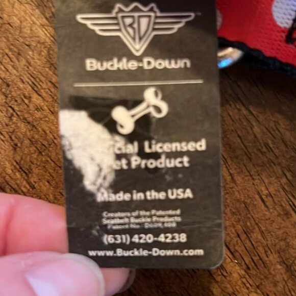 Buckle-Down Seatbelt Buckle Dog Collar - Minnie Mouse Polka Dot - 1.5" Wide - Picture 6 of 8